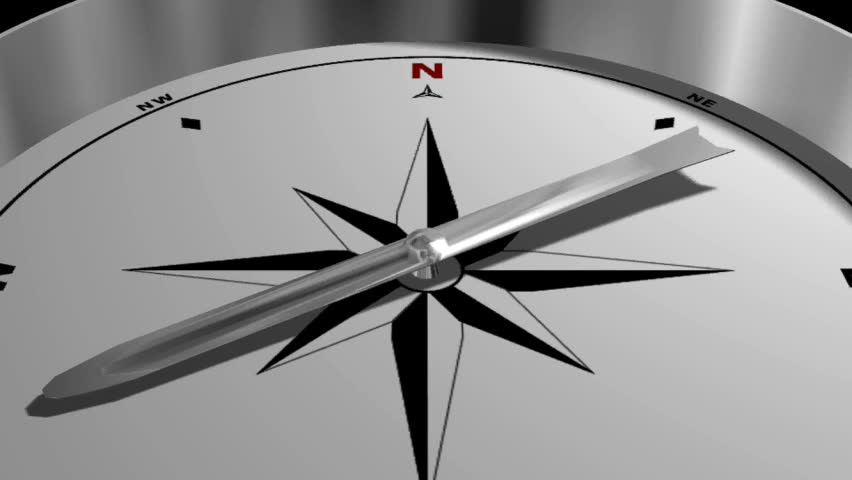 A 3D generated compass video.
