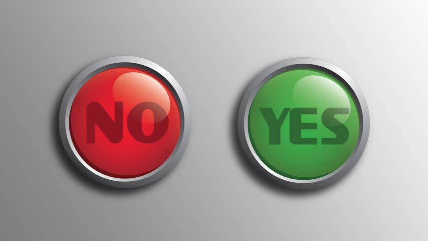 commercials intro ( yes / no ) decision,  fade to white 1080p ( high definition )
