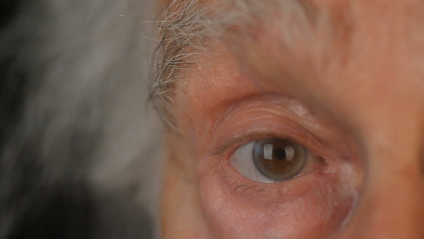 Close-up Of a senior Mans face