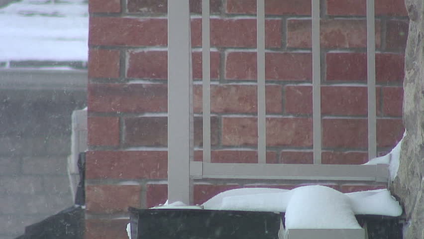 Winter cold, snow falling. HD 1080