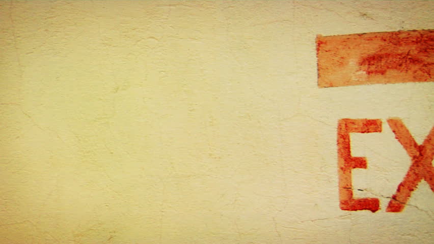 Exit Sign Seamless Loop