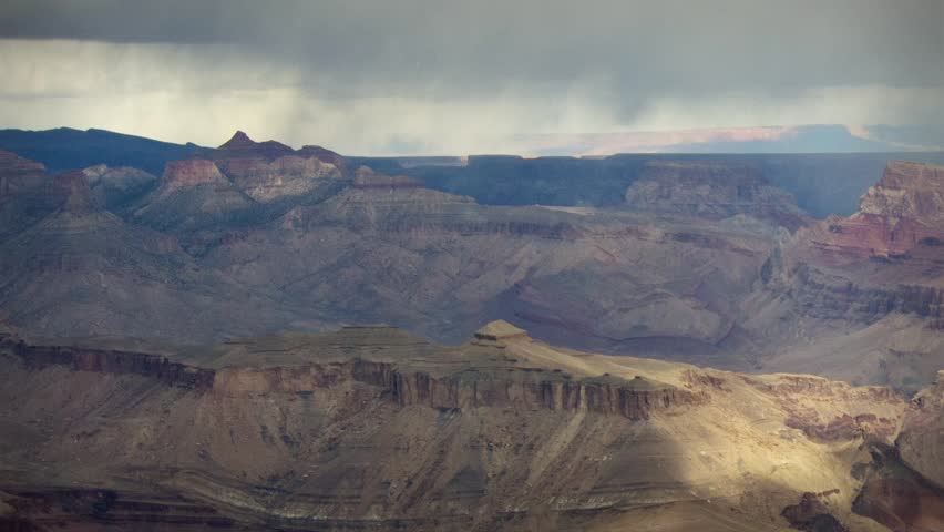 Winter snow storm grand canyon arizona timelapse