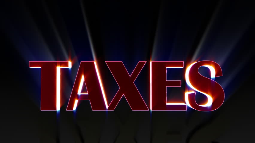 EUR coins falling and being hit by shiny word Taxes, Alpha included