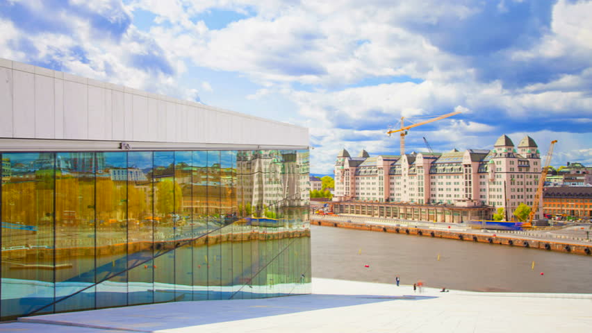 Opera House In Oslo Norway 