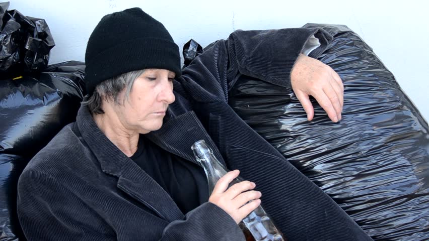 drunk woman 