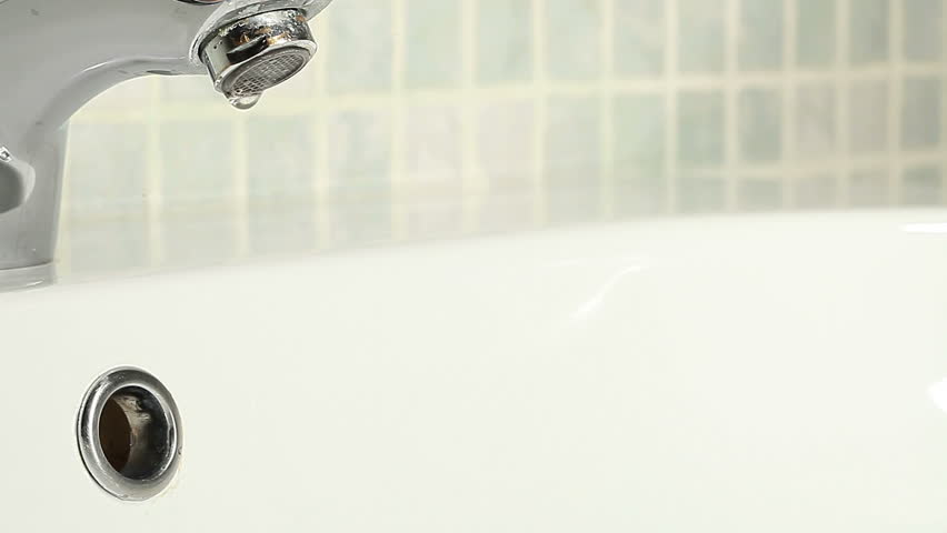Water dropping. Waste water