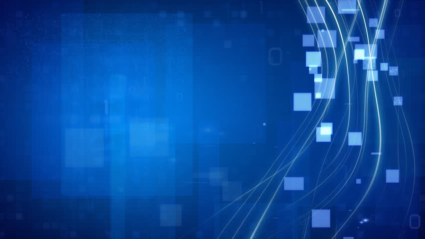 flowing lines and squares blue loopable background