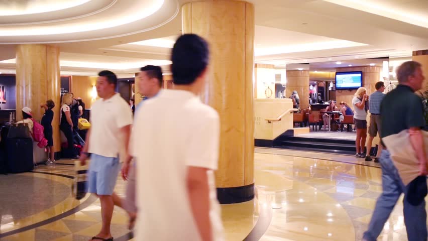 Nyc Aug 24 2017 People In Hall Of Hotel Hilton Brand Nyc Aug 24 2017 People In Hall Of Hotel Hilton Brand Hotels And Resorts Includes More Than 540 78 Countries Stock