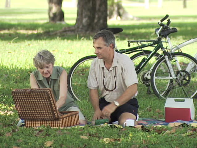 Mature Couple Picnic