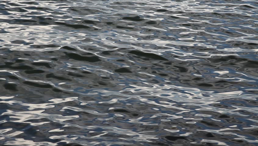 Zoom out waves at sea Full HD