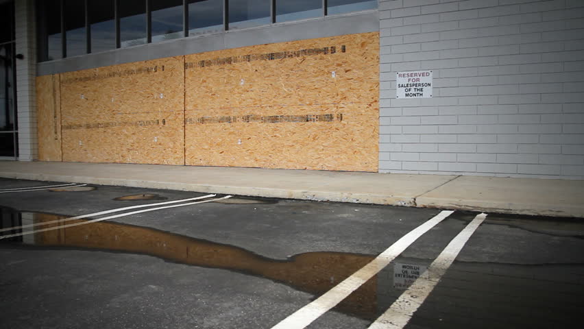 static shot of "salesperson of the month" parking spot