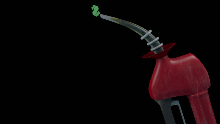 Gas Pump spews money