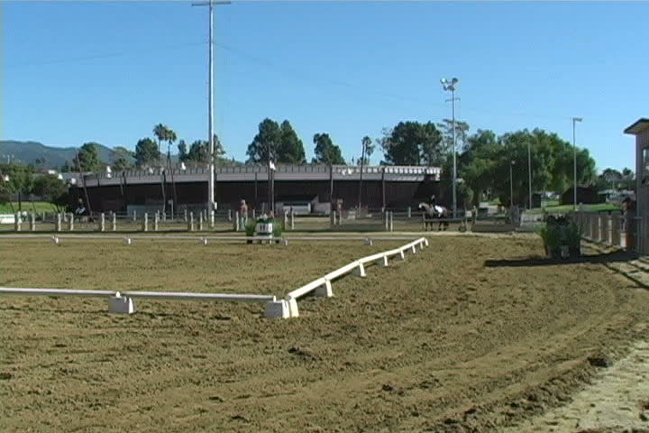 Jockey competing at the Equestrian Winter Dressage.