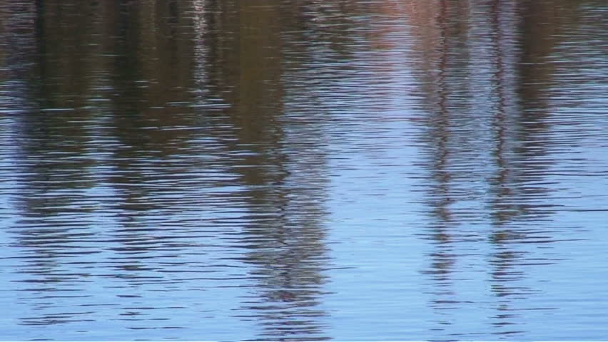 Lake Arrowhead lake ripples zoomed in