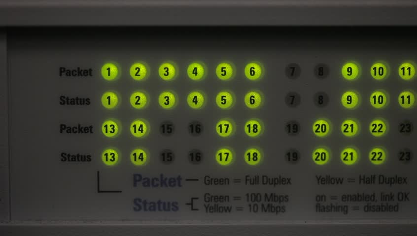 Ethernet switch passing digital data