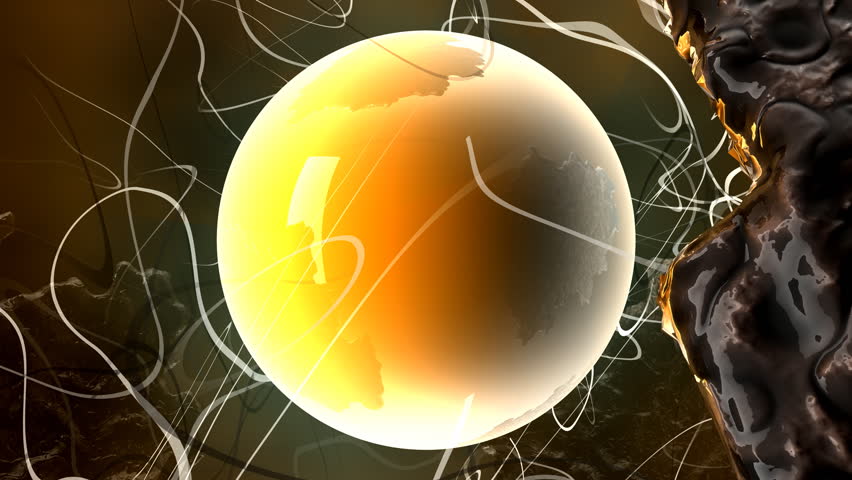 Gold pearl abstract 3D animation. Rendered in HD.