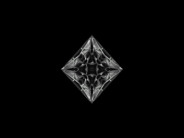Silver and grey triangle design (motion graphic)