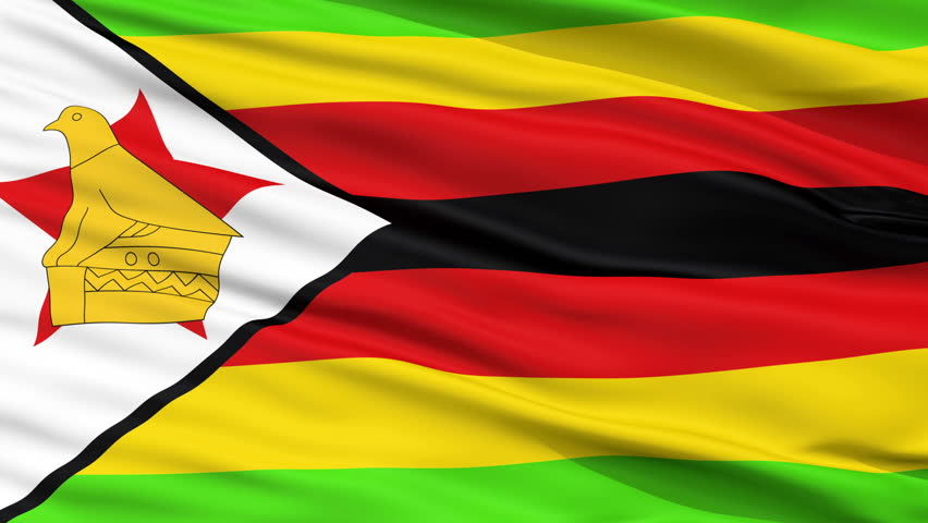 Flying Flag Of ZIMBABWE | LOOPED | Stock Footage Video 917368 ...