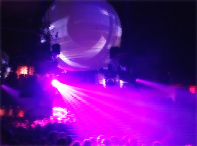 Crowd in club