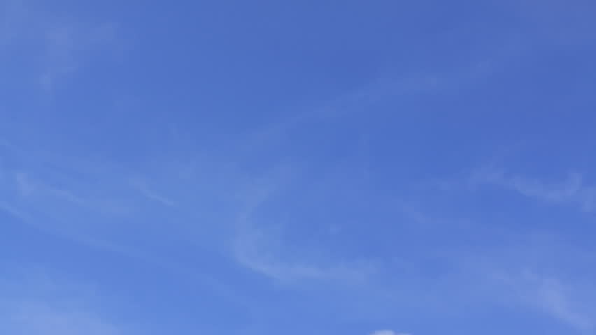 moving clouds and blue sky timelapse 