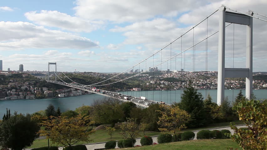 Bosphorus with Bridge Time Lapse 