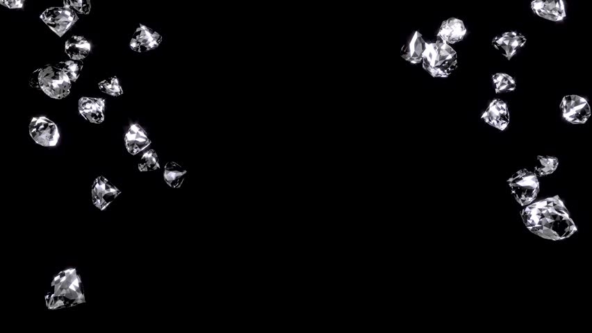 two rows of diamonds with the free space in the middle