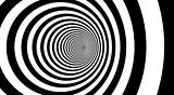 Optical illusion target tunnel retro spiral hypnosis circle circles time loop