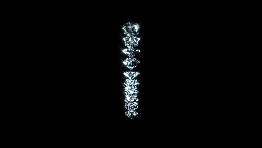 Glamorous Diamond Heart With Magic Sparks