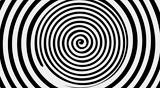 Optical illusion target tunnel retro spiral hypnosis circle circles time loop