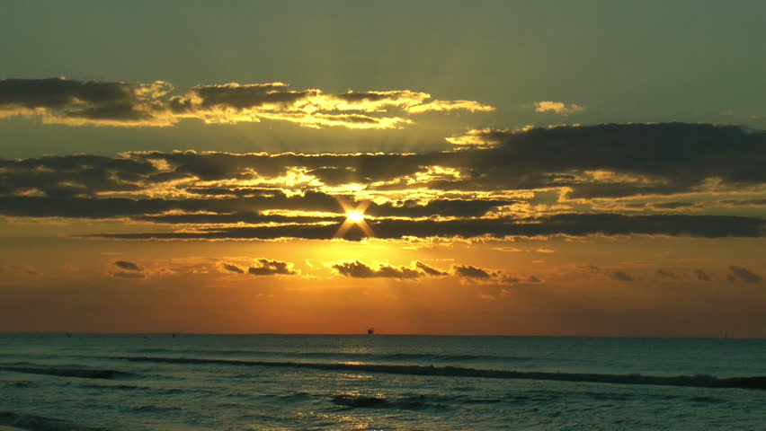 sunrise over ocean