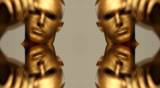 Alien dancer body painting dancers moon gold male dancing
