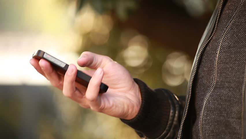 Writing messages on the smartphone