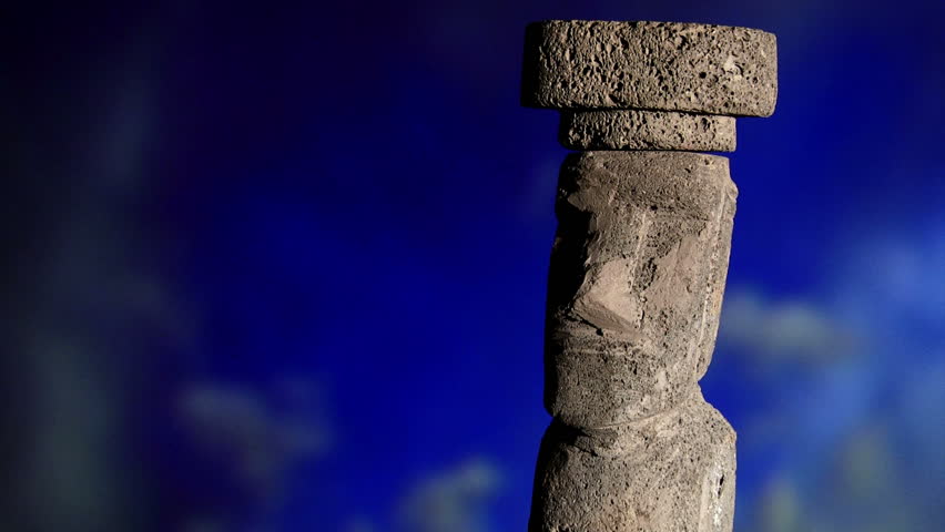 Rapa Nui, monumental statue, Moai, Easter Island, 