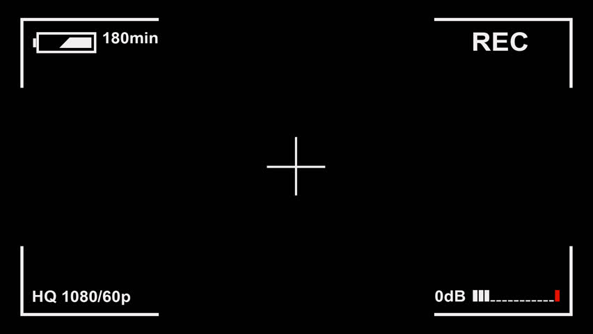 Camera Viewfinder Camera Viewfinder With Alpha Channel In Loop Mode Stock Footage Video 4968383