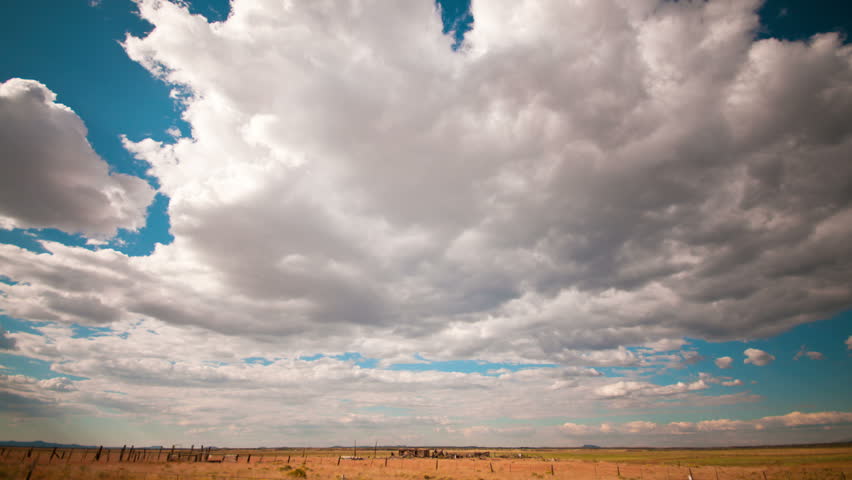 Time lapse over New Mexico field