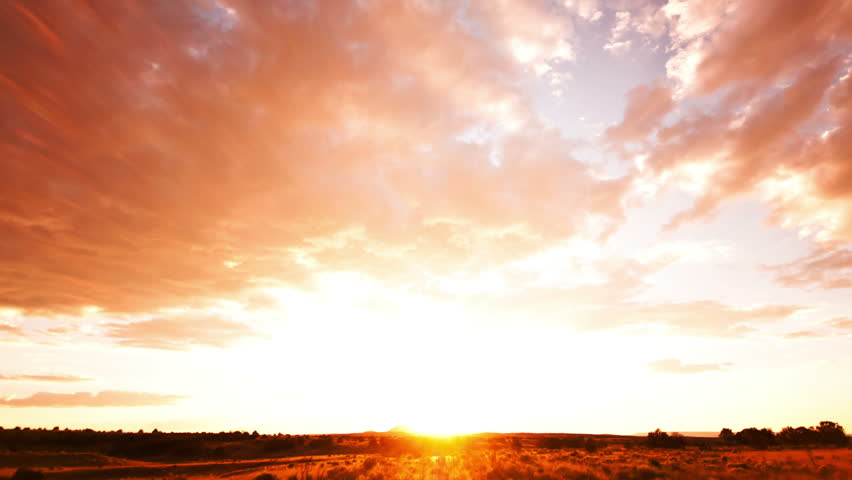 Pastel sunset time lapse