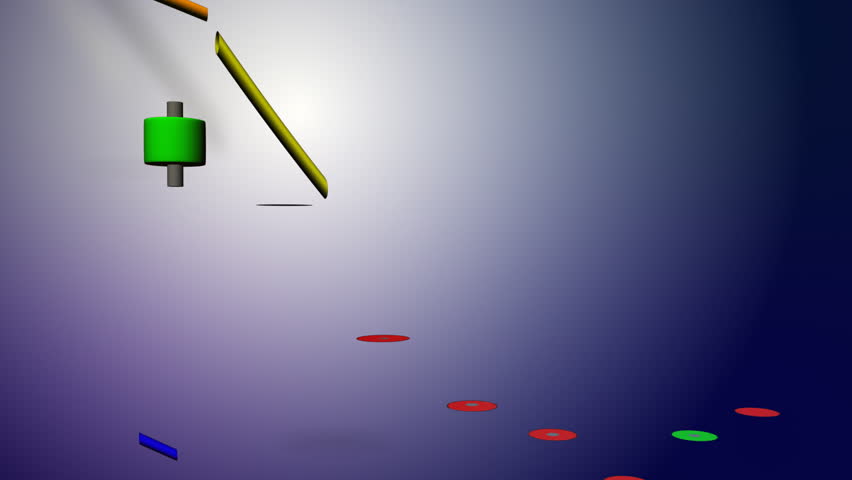 3D animation of a stock market chart.  The chart reveals a downtrend. This clip can be used for many purposes, from business to global finances.