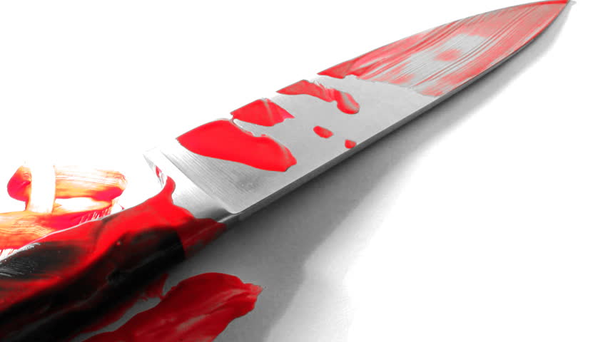 Bloody Knife and Hand