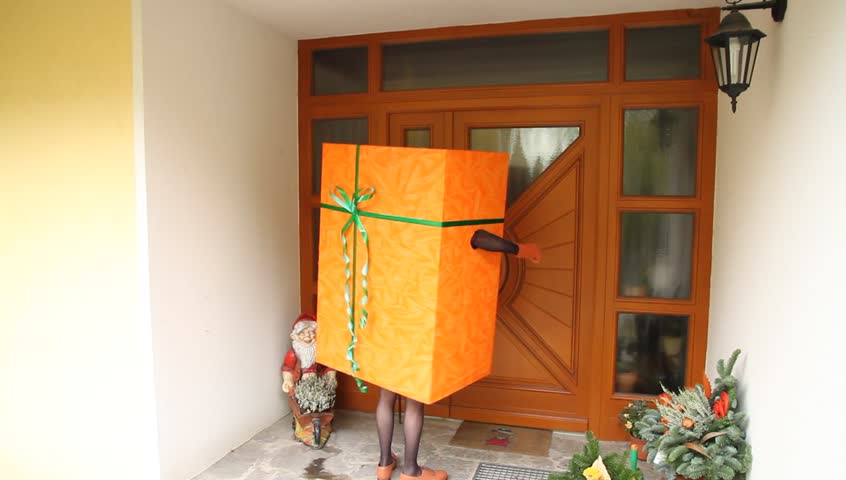 A Living Gift Package knocks on the door