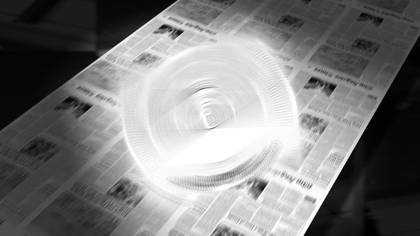Blank - Newspaper Headline Intro + Loops