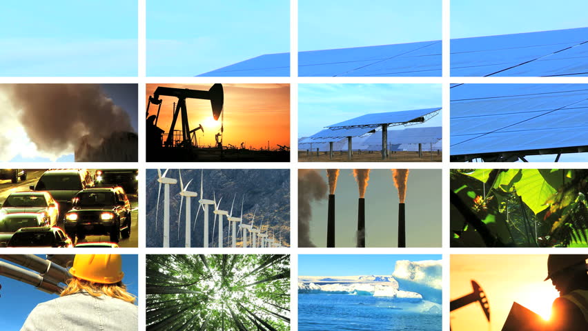 Montage  Contrasting the Effects of Natural & Fossil Fuel Production