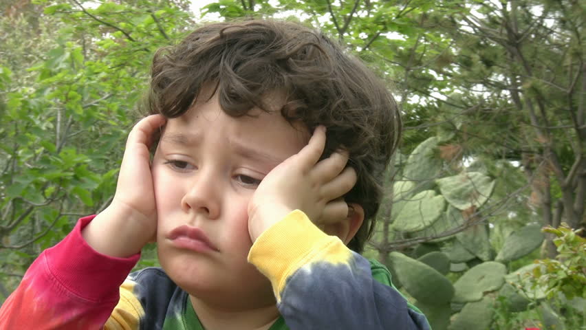 Four Years old Child Bored