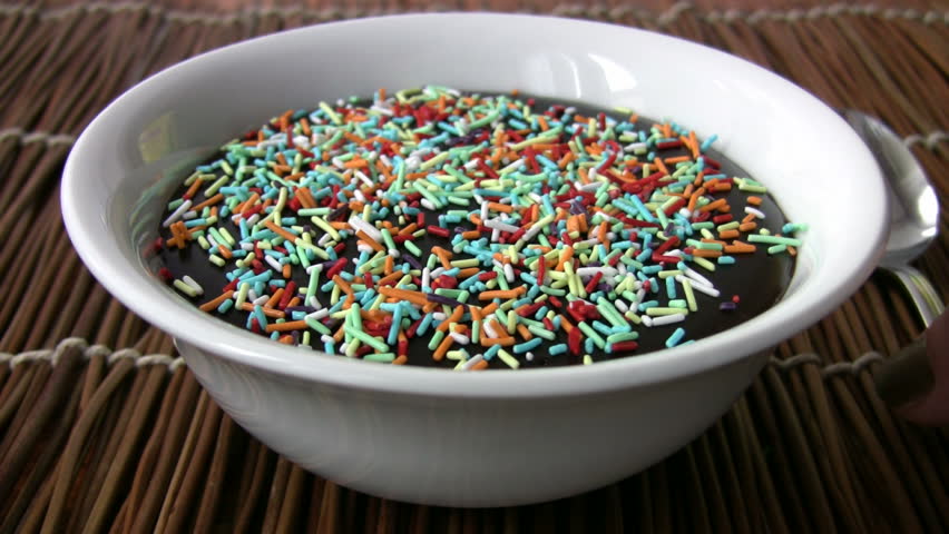 Serving Yummy Pudding