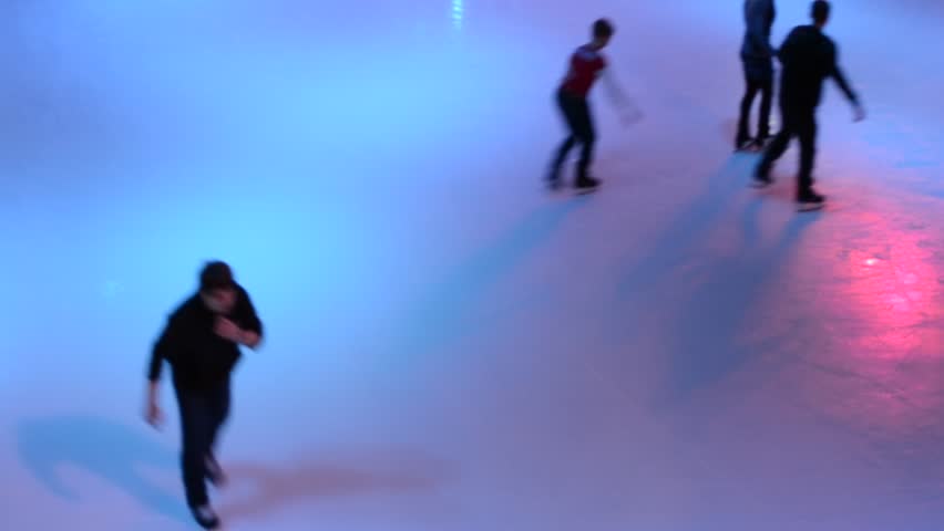 Skating rink on ice