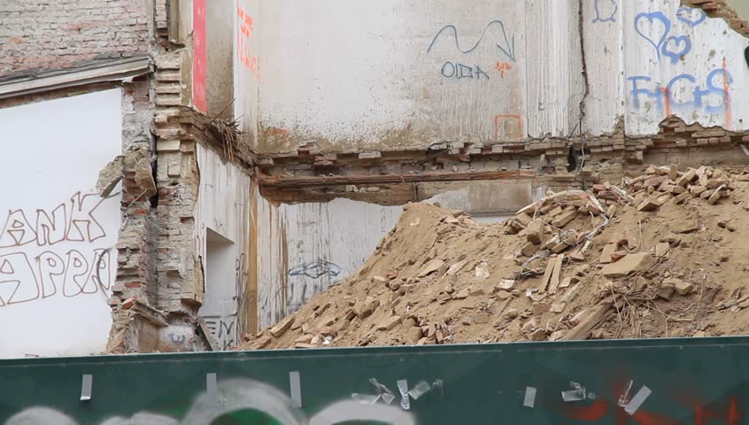 House demolition in Vienna