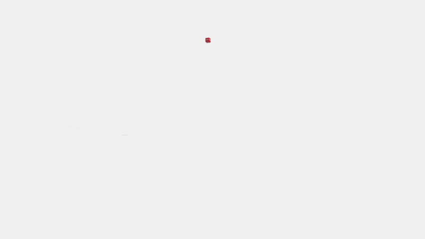 Falling red cubes with percent.  Discount concept