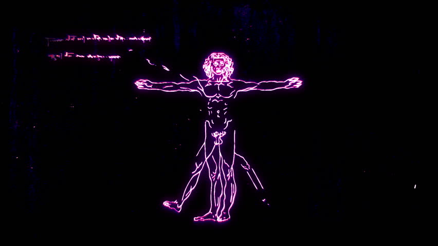 This animation is inspired by Leonardo Da Vinci's The Vitruvian Man - Vitruvius and mirror writing Handdrawn animation 