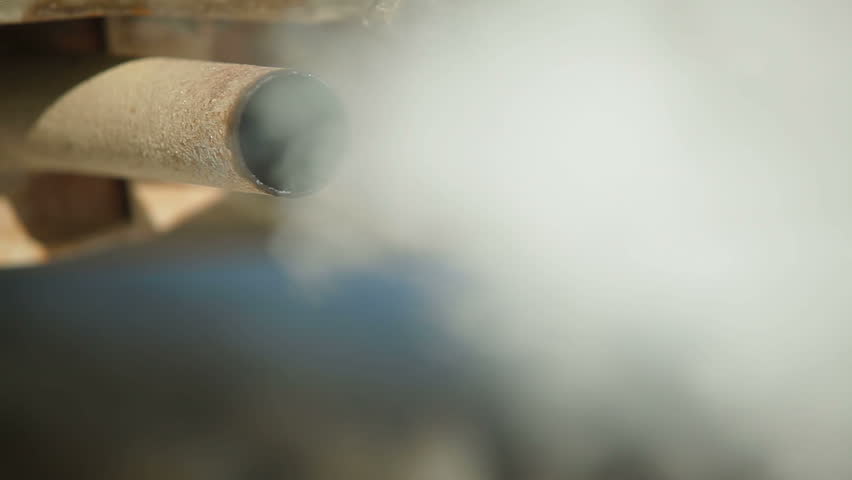 Exhaust Pipe Smoking