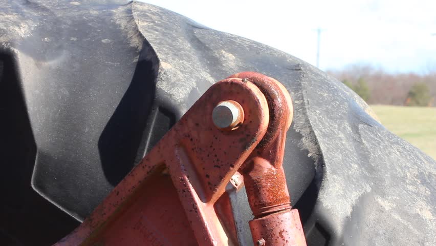 Putting Old Machined Key Pin In Place With Hands And Mallet
