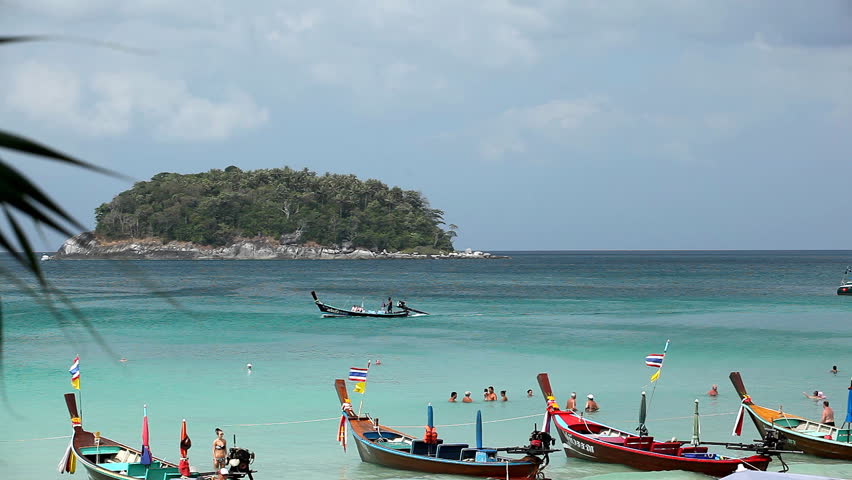 Tropical Paradise, Beautiful Kata Beach in Phuket Island,  Amazing Thailand
